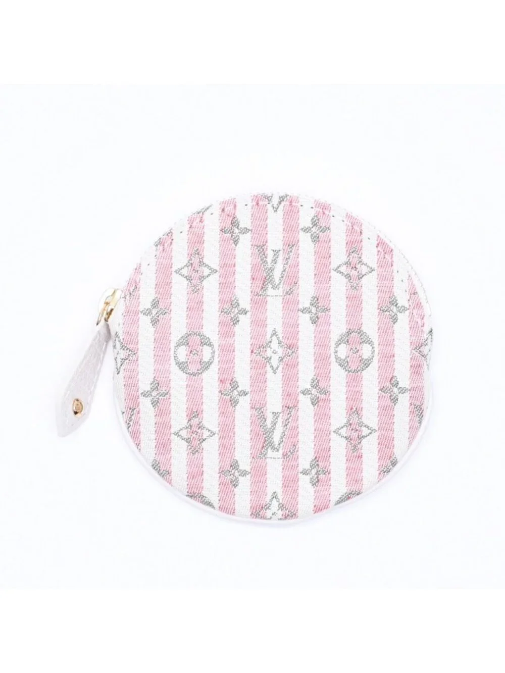 Louis Vuitton Monogram Mini Orchid Croisette Porte Monnaie Rond Coin Purse Case